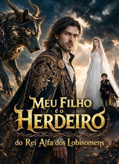 Capa da minisserie Meu Filho É o Herdeiro do Rei Alfa dos Lobisomens