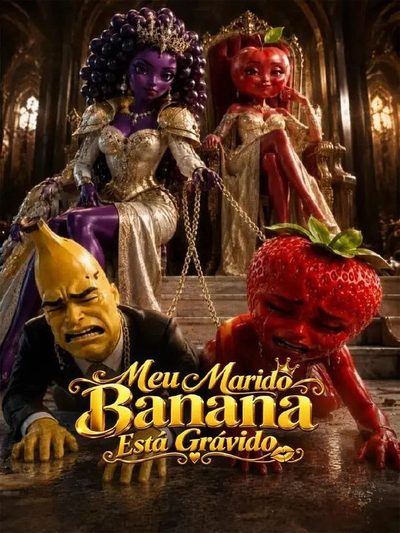 Capa da minisserie Meu Marido Banana, Está Grávido