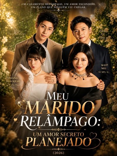 Capa da minisserie Meu Marido Relâmpago: Um Amor Secreto Planejado