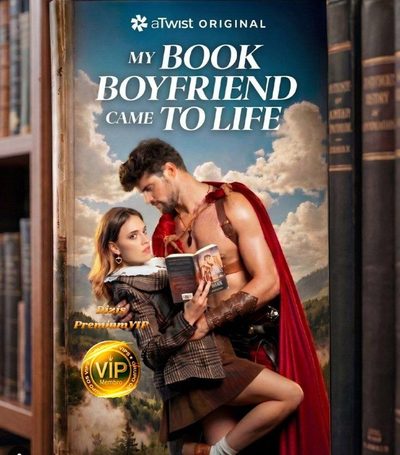 Capa da minisserie Meu Namorado Literário Ganhou Vida My Book Boyfriend Came To Life