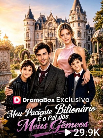 Capa da minisserie Meu Paciente Bilionário É o Pai dos Gêmeos