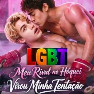 Capa da minisserie Meu Rival de Hóquei Virou Minha Tentação Lgbt