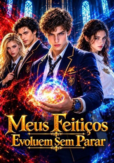 Capa da minisserie Meus Feitiços Evoluem sem Parar