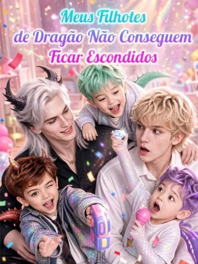 Capa da minisserie Meus Filhotes de Dragão Não Conseguem Ficar Escondidos Bl
