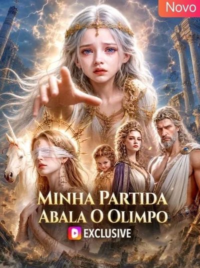 Capa da minisserie Minha Partida Abala o Olimpo