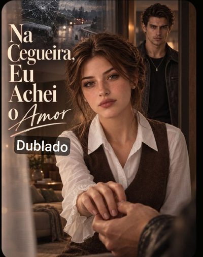 Capa da minisserie Na Cegueira Eu Achei o Amor