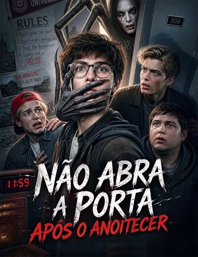 Capa da minisserie Não Abra a Porta Após o Anoitecer -