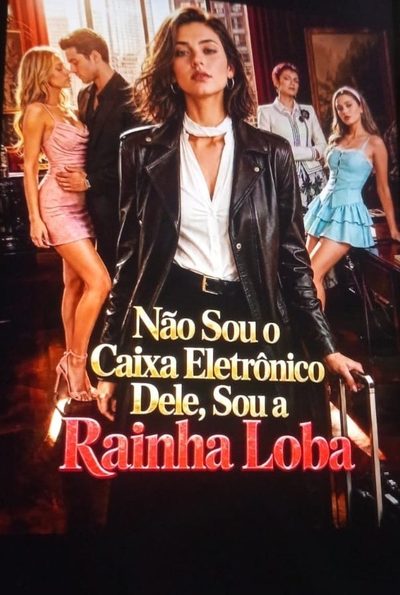 Capa da minisserie Não Sou Mais o Caixa Eletrônico Dele. Sou a Rainha Loba