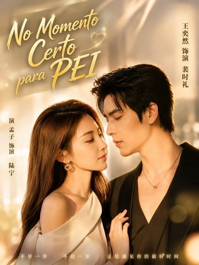 Capa da minisserie No Momento Certo para Pei