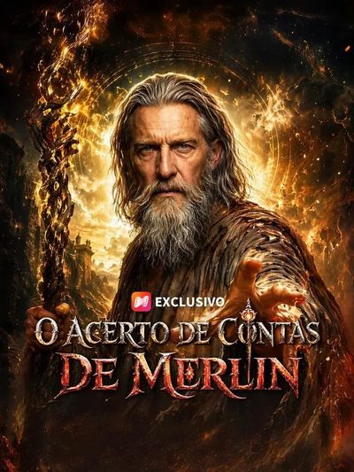 Capa da minisserie O Acerto de Contas de Merlin -