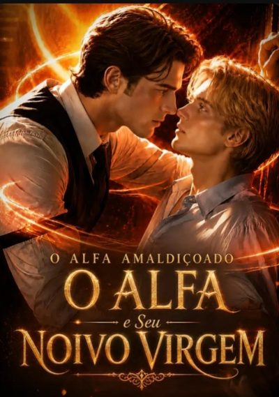 Capa da minisserie O Alfa Amaldiçoado e Seu Noivo Virgem Bl