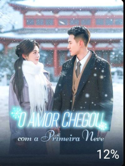 Capa da minisserie O Amor Chegou com a Primeira Neve