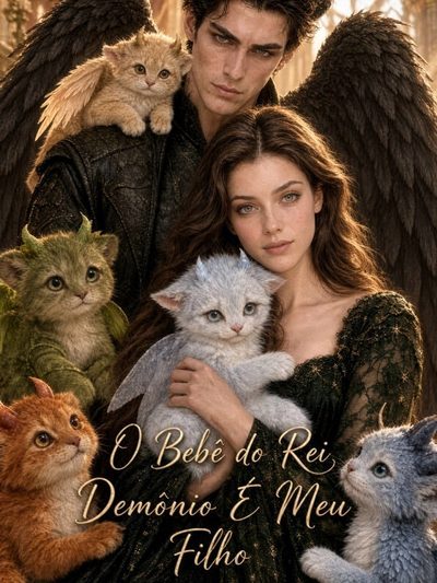 Capa da minisserie O Bebê do Rei Demônio É Meu Filho