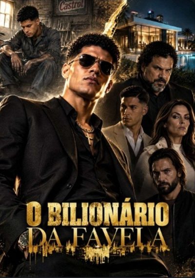 Capa da minisserie O Bilionário da Favela