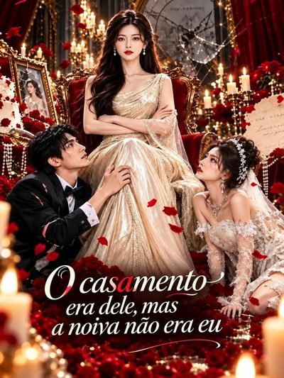 Capa da minisserie O Casamento Era Dele, Mas a Noiva Não Era Eu