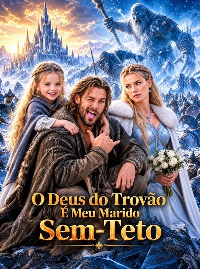 Capa da minisserie O Deus do Trovão É Meu Marido Sem-teto