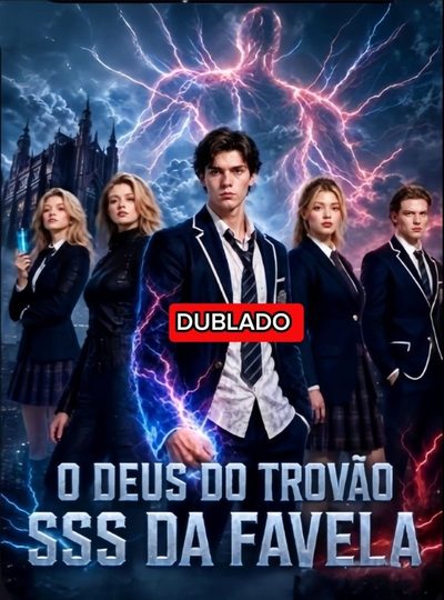 Capa da minisserie O Deus do Trovão Sss da Favela