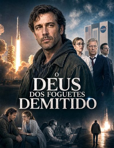 Capa da minisserie O Deus dos Foguetes Demitido
