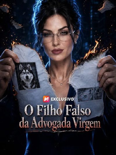 Capa da minisserie O Filho Falso da Advogada Virgem