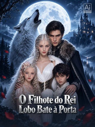 Capa da minisserie O Filhote do Rei Lobo Bate à Porta