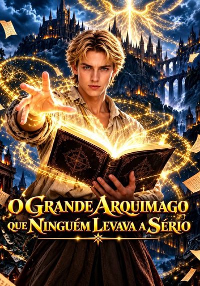 Capa da minisserie O Grande Arquimago que Ninguém Levava a Sério