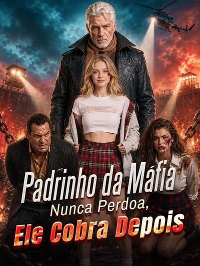 Capa da minisserie O Padrinho da Máfia Nunca Perdoa, Ele Cobra Depois -