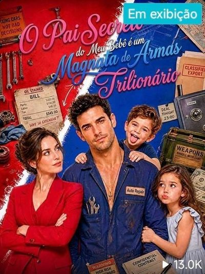 Capa da minisserie O Pai Secreto do Meu Bebê É Um Magnata de Armas Trilionário