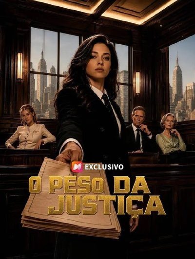 Capa da minisserie O Peso da Justiça