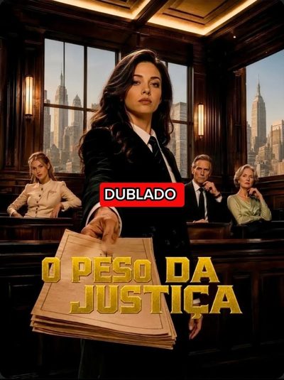 Capa da minisserie O Peso da Justiça