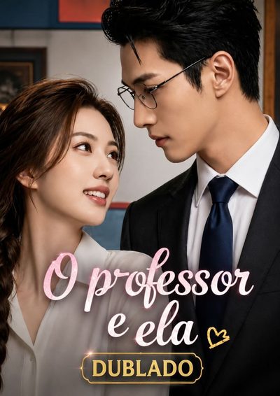 Capa da minisserie O Professor e Ela