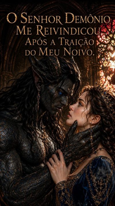 Capa da minisserie O Senhor Demônio Me Reivindicou Após a Traição do Meu Noivo
