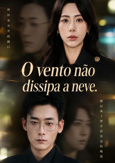 Capa da minisserie O Vento Não Dissipa a Neve a Neve Entre as Sobrancelhas ao Vento