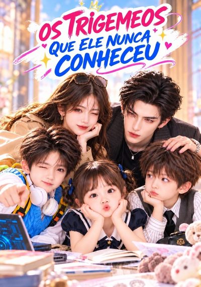 Capa da minisserie Os Trigêmeos que Ele Nunca Conheceu