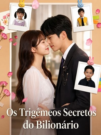 Capa da minisserie Os Trigêmeos Secreto do Bilionário