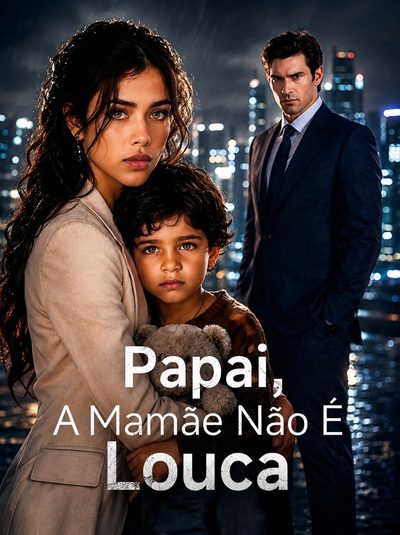Capa da minisserie Papai, a Mamãe Não É Louca