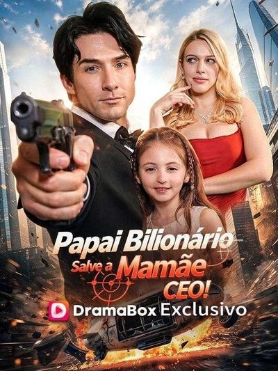 Capa da minisserie Papai Bilionário Salve a Mamãe Ceo!
