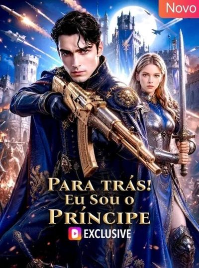 Capa da minisserie Para Trás! Eu Sou o Príncipe