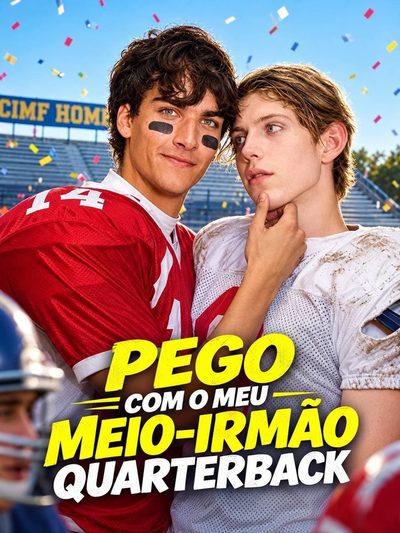 Capa da minisserie Pego com o Meu Meio-irmão Quarterback Bl