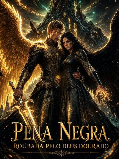 Capa da minisserie Pena Negra: Roubada Pelo Deus Dourado