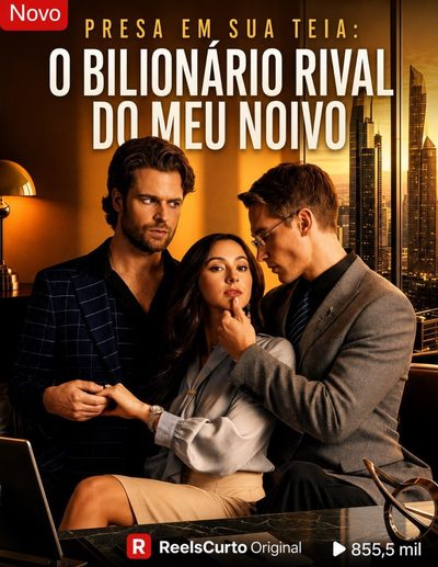 Capa da minisserie Presa em Sua Teia: o Bilionário Rival do Meu Noivo