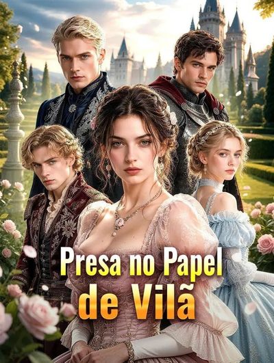 Capa da minisserie Presa no Papel de Vilã