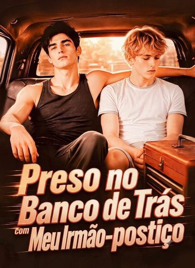Capa da minisserie Preso no Banco de Trás com Meu Irmão-postiço