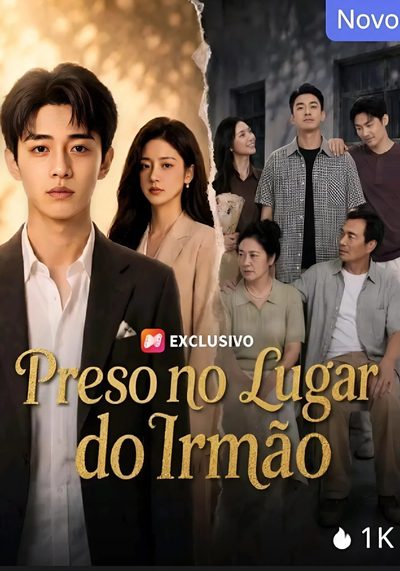 Capa da minisserie Preso no Lugar do Irmão