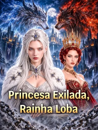 Capa da minisserie Princesa Exilada, Rainha Loba -