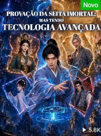 Capa da minisserie Provação da Seita Imortal; Mas Tenho Tecnologia Avançada