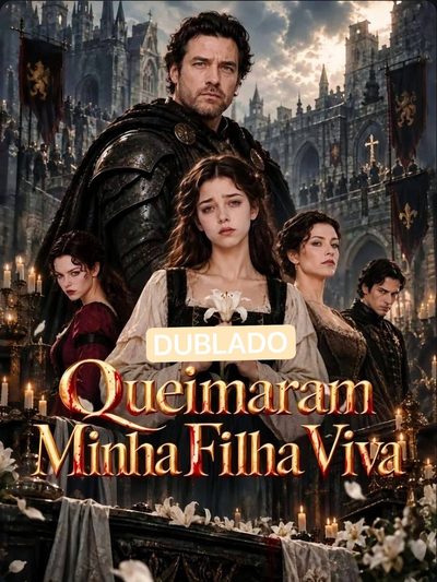 Capa da minisserie Queimaram Minha Filha Viva