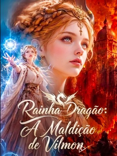 Capa da minisserie Rainha Dragão: a Maldição de Vilmon