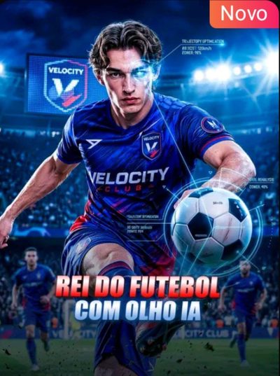 Capa da minisserie Rei do Futebol com Olho Ia
