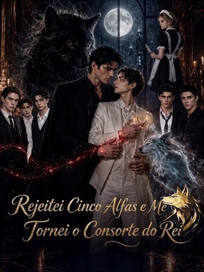 Capa da minisserie Rejeitei Cinco Alfas e Me Tornei o Consorte do Rei - Bl