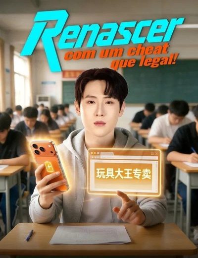 Capa da minisserie Renascer com Um Cheat, que Legal